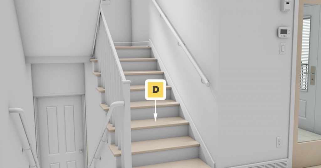 Séparation coupe-feu des escaliers d'issue - GCR